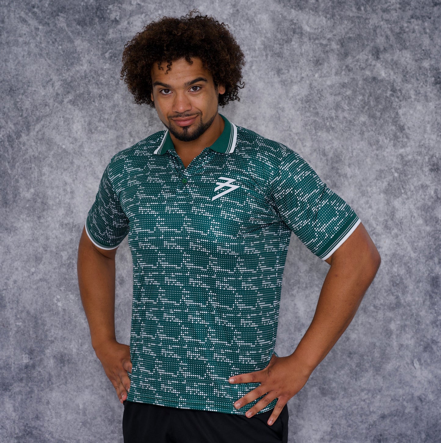 Performance Golf Polo Bottle Green