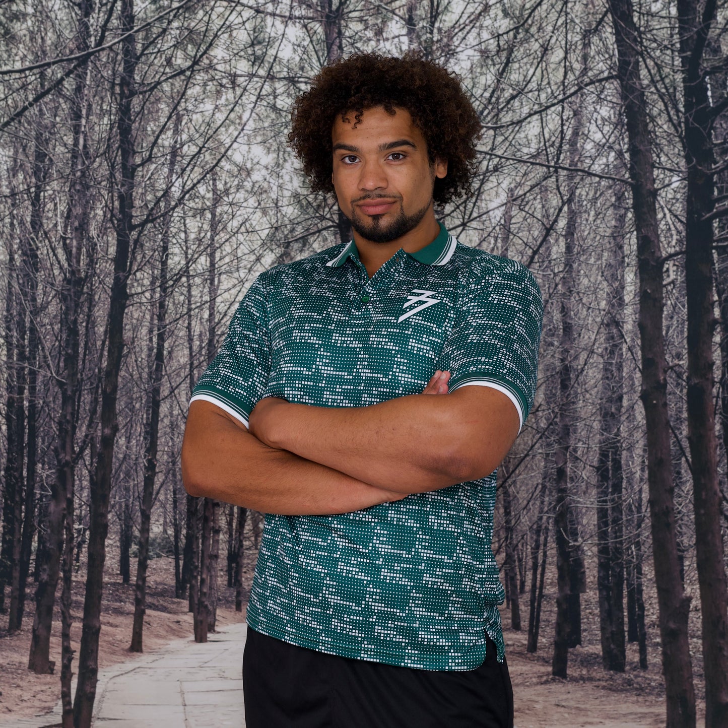 Performance Golf Polo Bottle Green